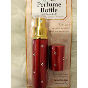 RED Perfume Atomizer Bottle Portable Travel Refillable Spray Bottle